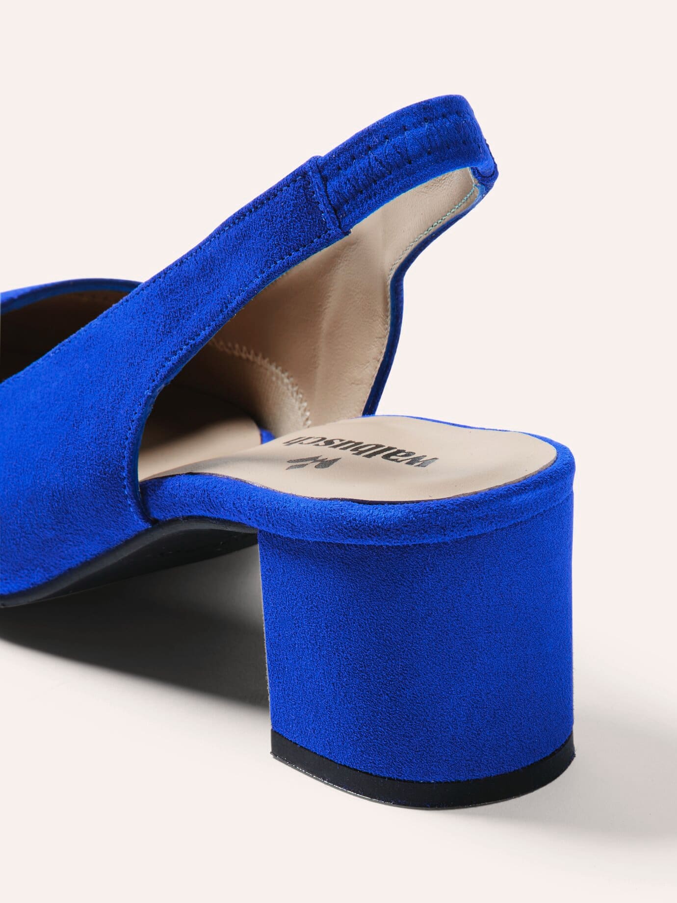 Walbusch Soft Sling Pumps Blau 38 4