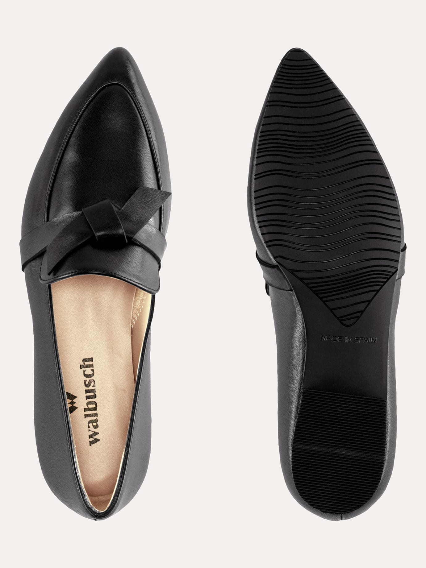 Walbusch Soft Loafer mit Schleife, , Farbe Schwarz, 39, dekorative Schleife weiche Vorderfußpolsterung Damen 2