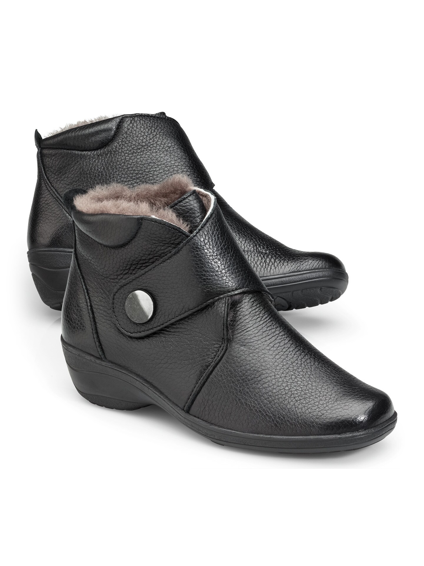 Walbusch Damen Hirschleder-Thermo-Klettschuh Größe 36 Walbusch Damen Hirschleder-Thermo-Klettschuh Größe 36