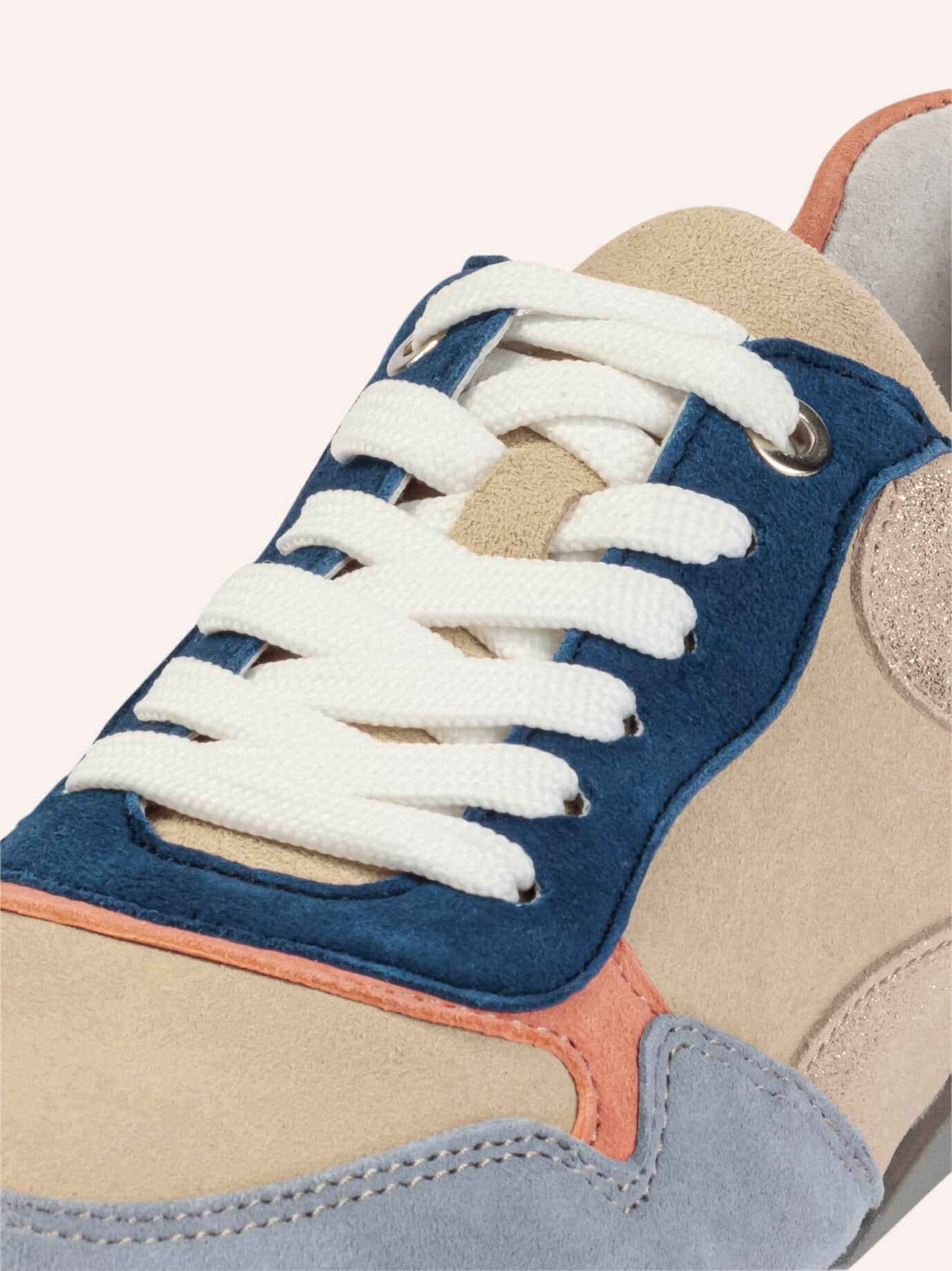 Walbusch Soft Multicolor Sneaker Blau 39 3