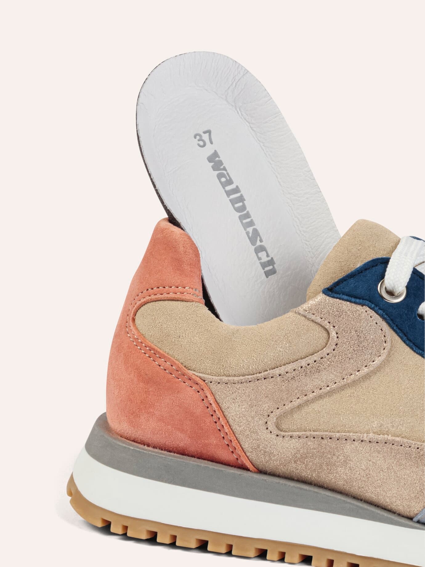 Walbusch Soft Multicolor Sneaker Blau 39 4