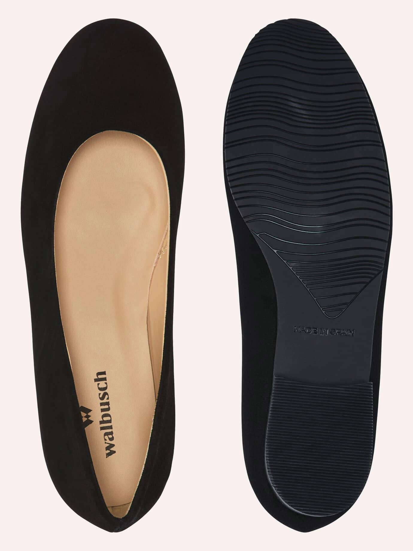 Walbusch Soft Ballerina, , Farbe Schwarz, 40, flexible Laufsohle Vorderfußbereich gepolstert Damen 2
