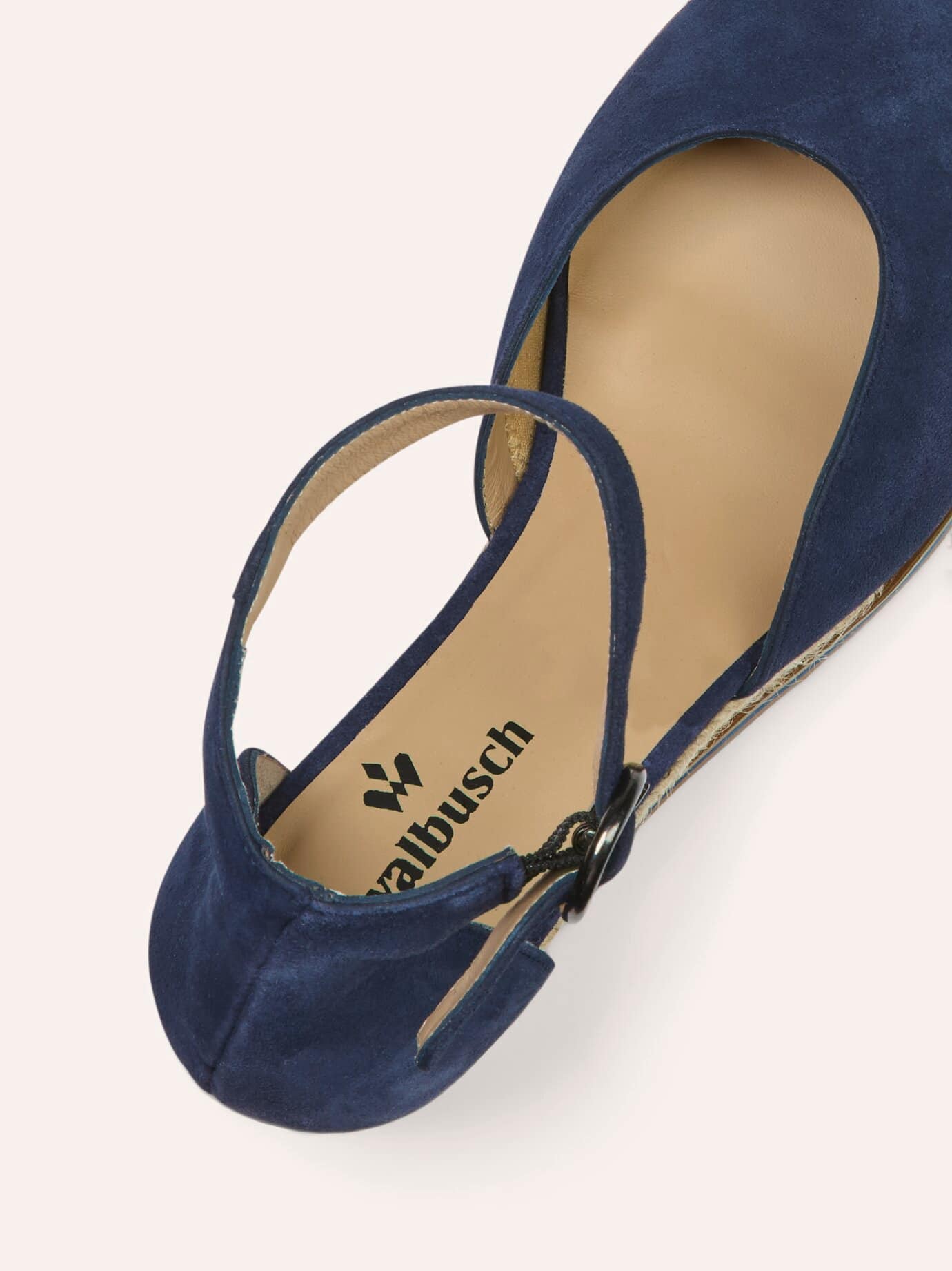 Walbusch Bast Sandale Supersoft Sandalen Blau 41 3