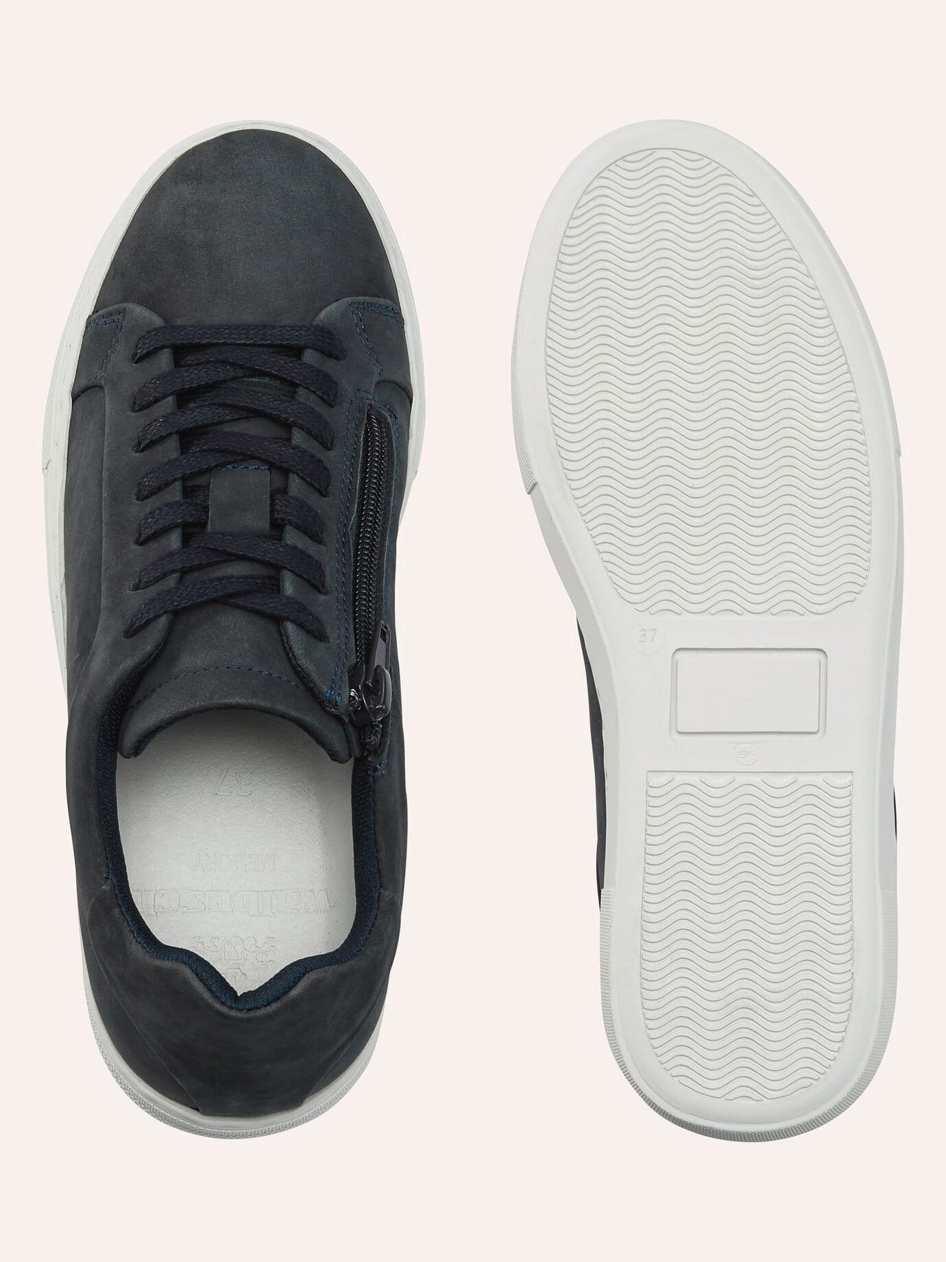 Walbusch Everyday Sneaker, , Farbe Blau, 38, mit Reißverschluss herausnehmbare Decksohle Damen 2