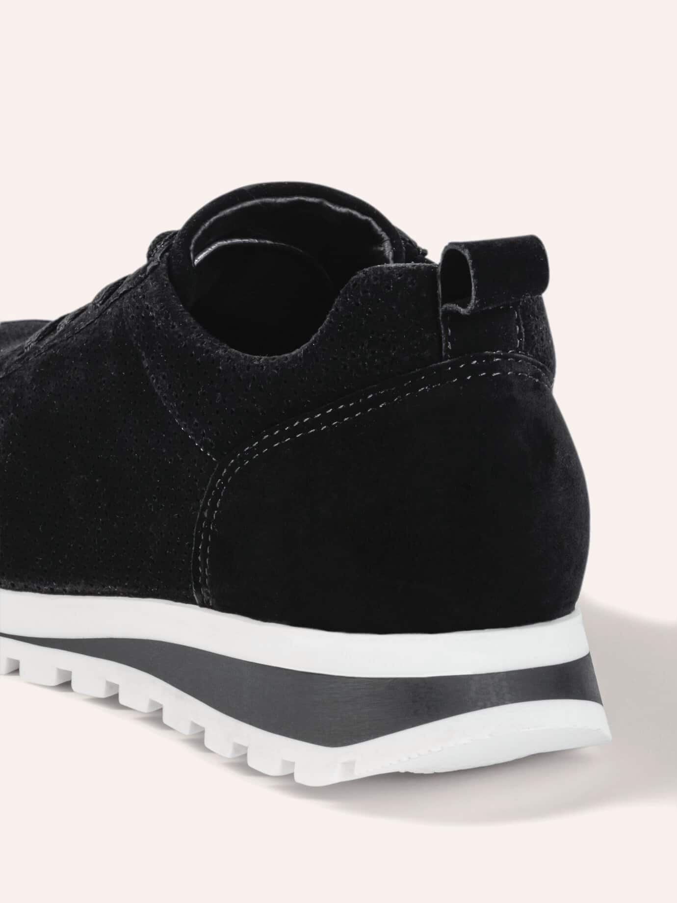 Walbusch Soft City Sneaker, noch offen: Größenlauf, Farbe Schwarz, 42, mit Klimaporen weiche Vorderfußpolsterung Damen 4