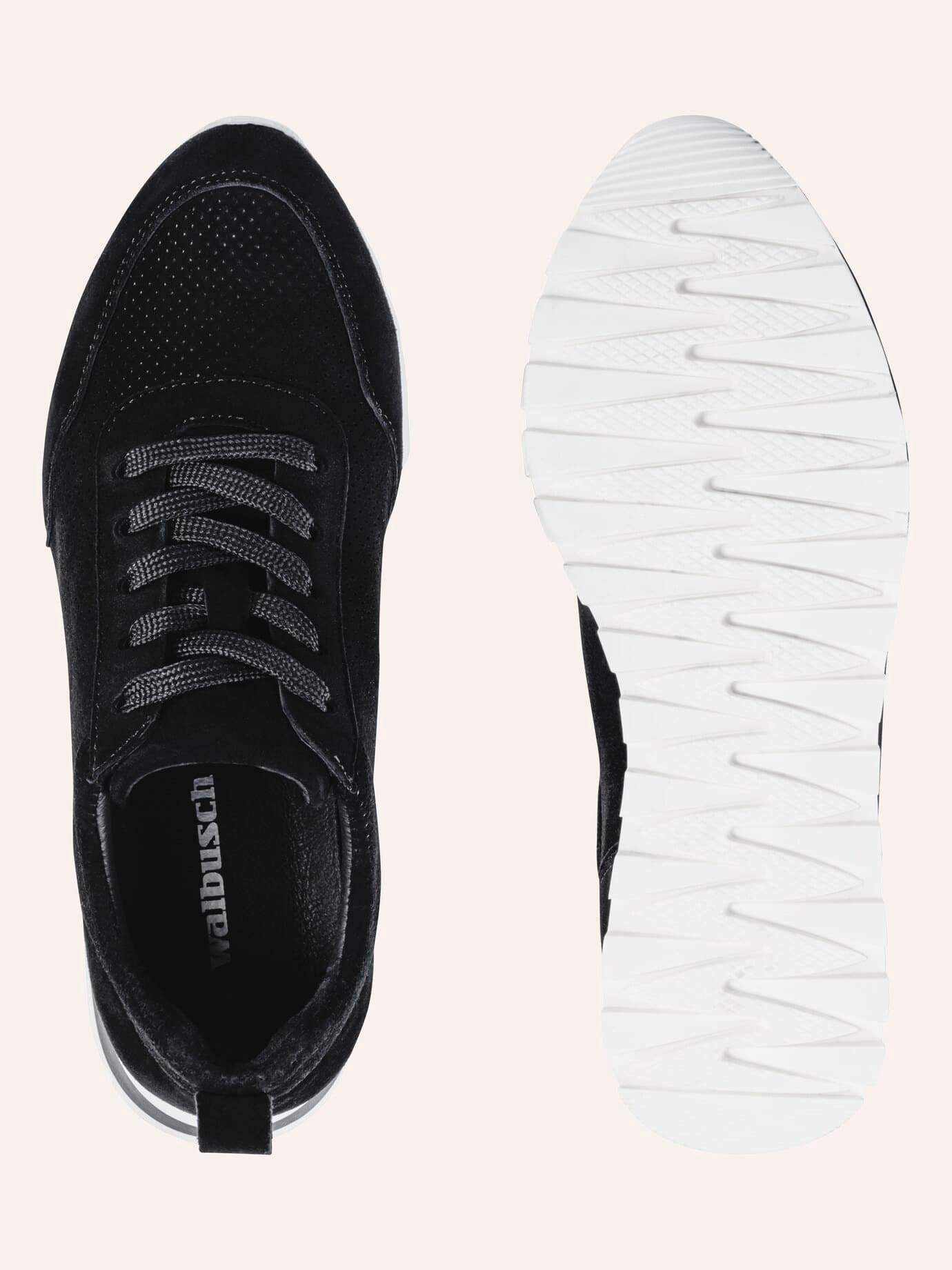 Walbusch Soft City Sneaker, noch offen: Größenlauf, Farbe Schwarz, 42, mit Klimaporen weiche Vorderfußpolsterung Damen 2