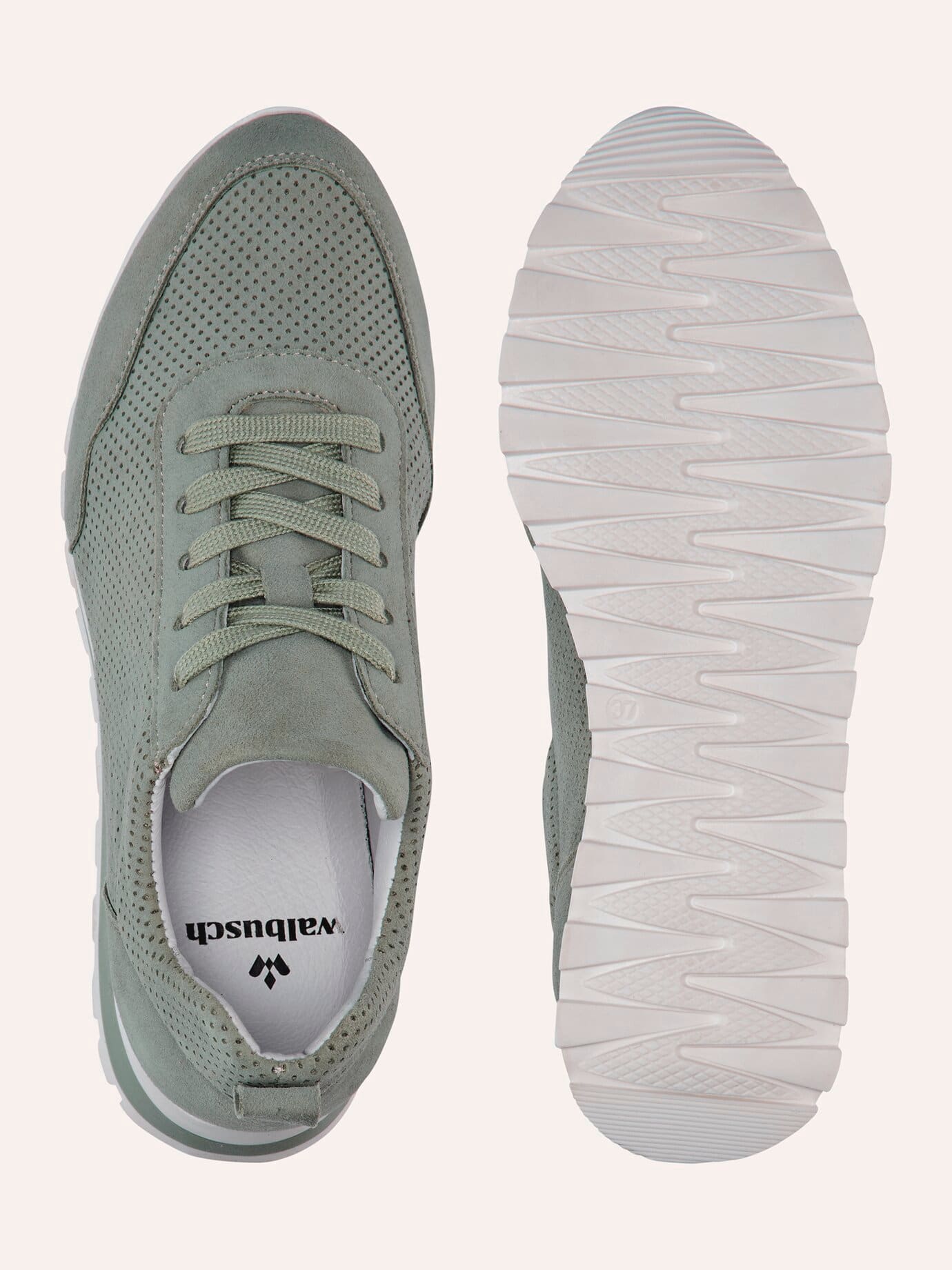 Walbusch Soft City Sneaker, noch offen: Größenlauf, Farbe Grün, 41, mit Klimaporen weiche Vorderfußpolsterung Damen 2