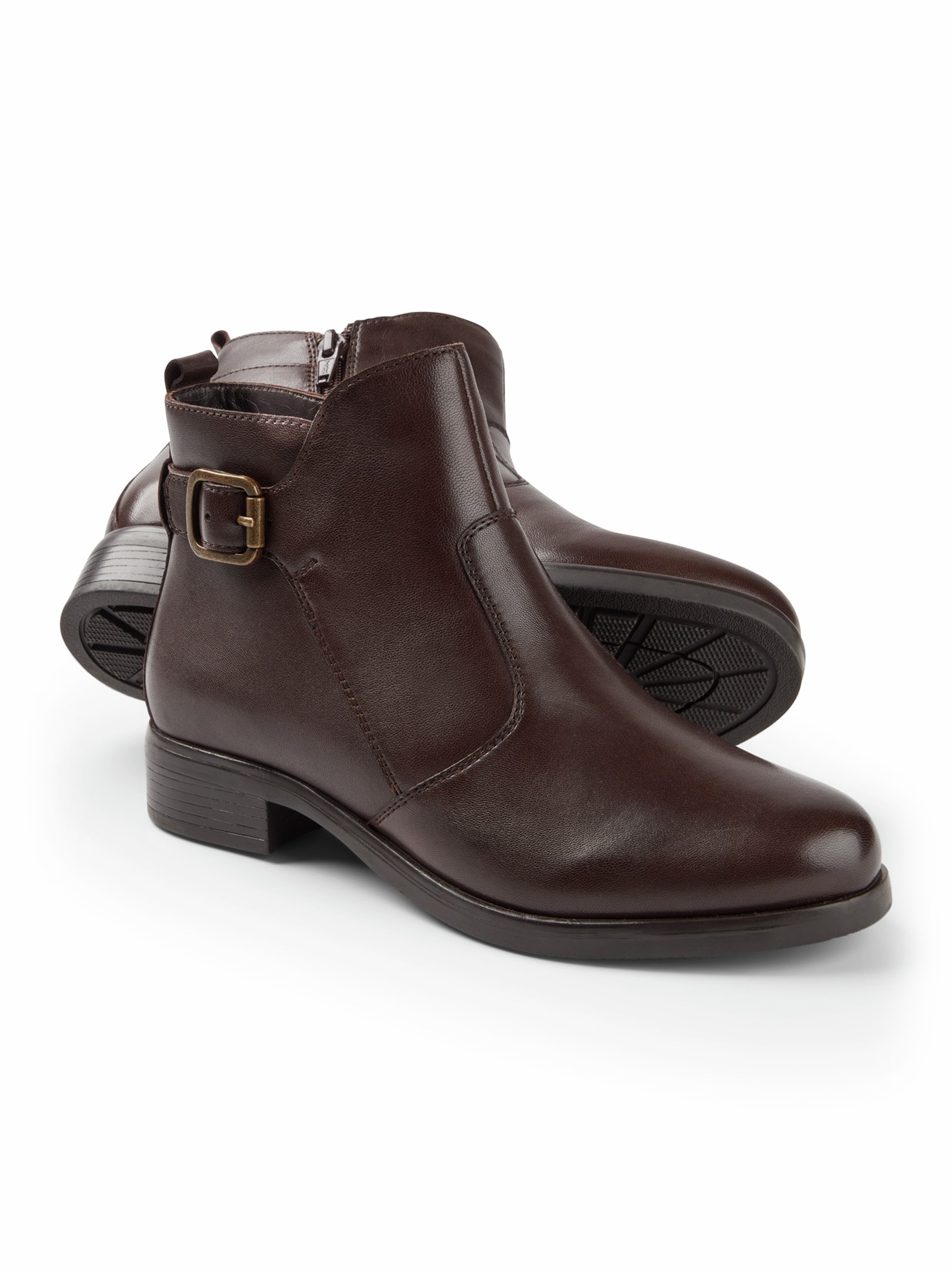 Bequem-Stiefelette Braun