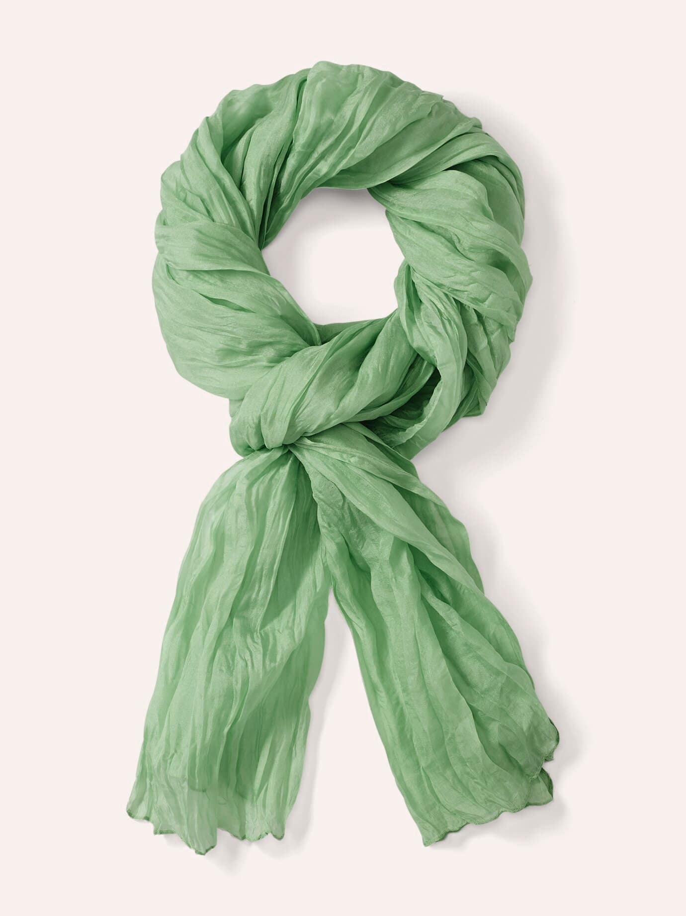 Walbusch Seidenschal, , Farbe Grün, 01, reine, edle Seide extra leicht Damen