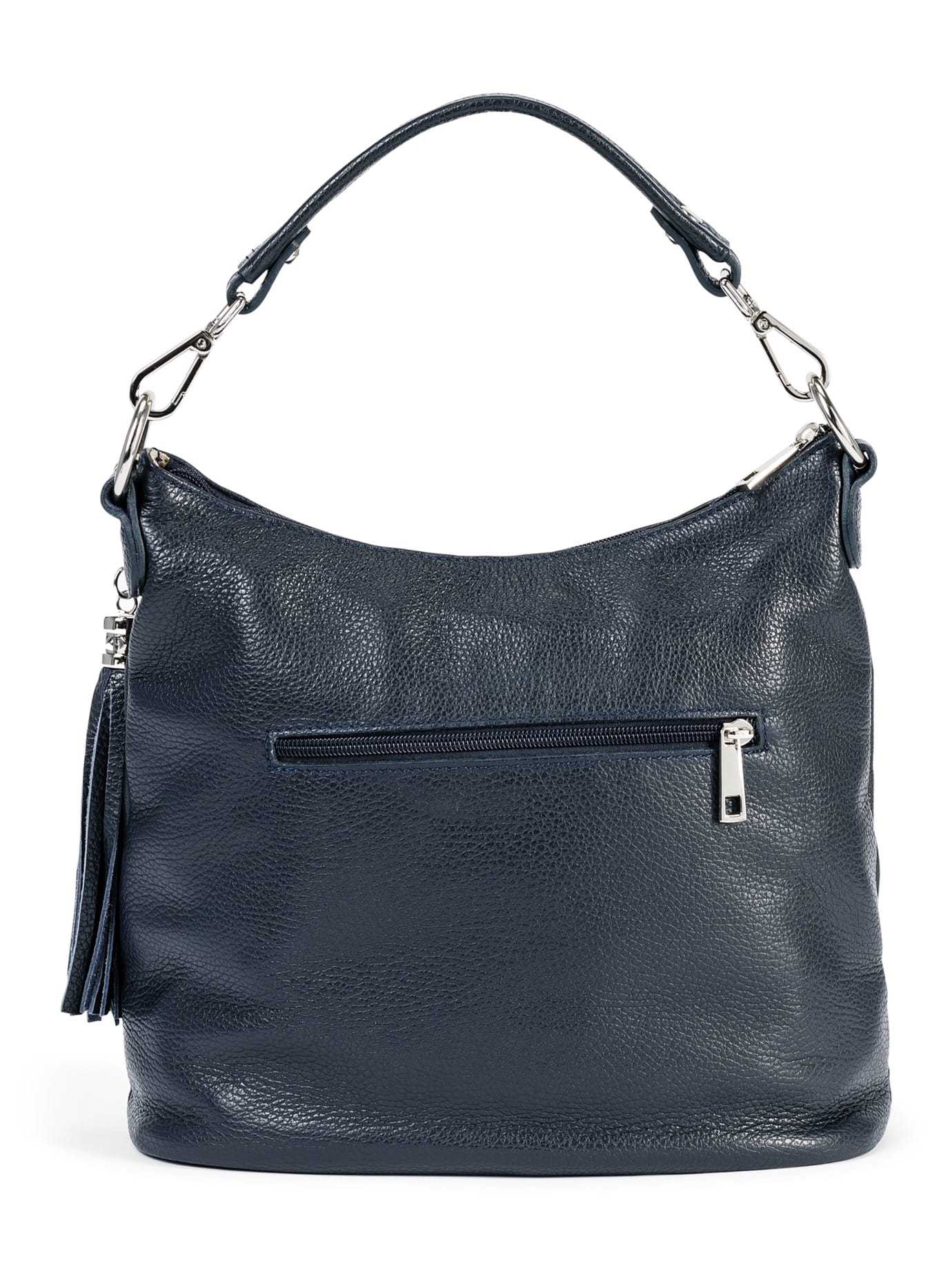 Walbusch Leder-Handtasche, , Farbe Blau, 01, echtes Leder mit Hand- und Umhängeriemen Damen 4