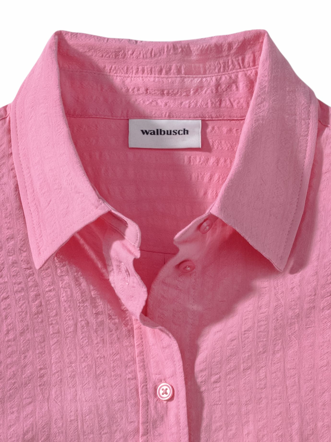 Walbusch Seersucker Hemdbluse, normale Größen, Farbe Rosa, 36, atmungsaktiv extra frisch: Seersucker Damen 4