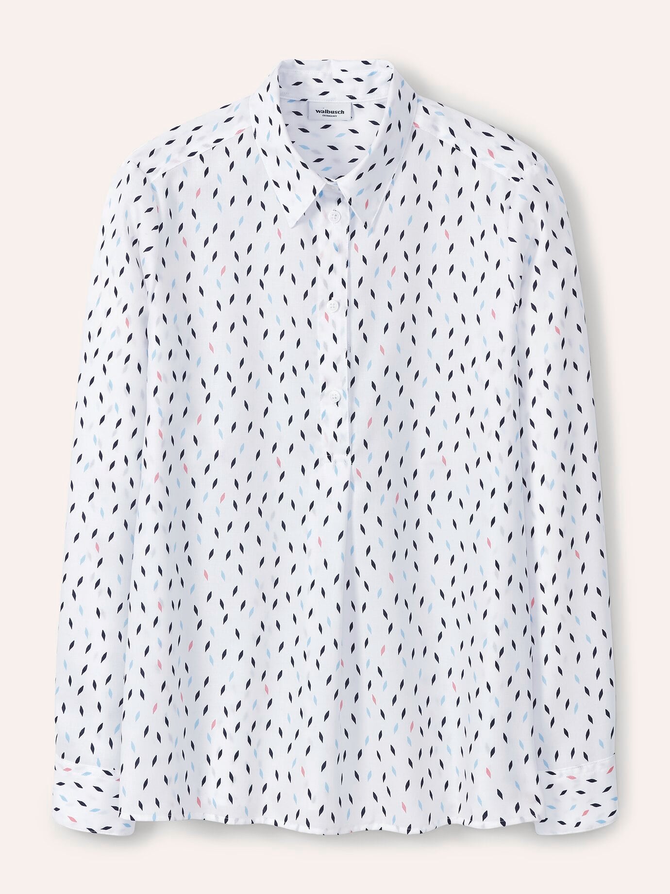 Walbusch Polo Bluse White Size 48 3