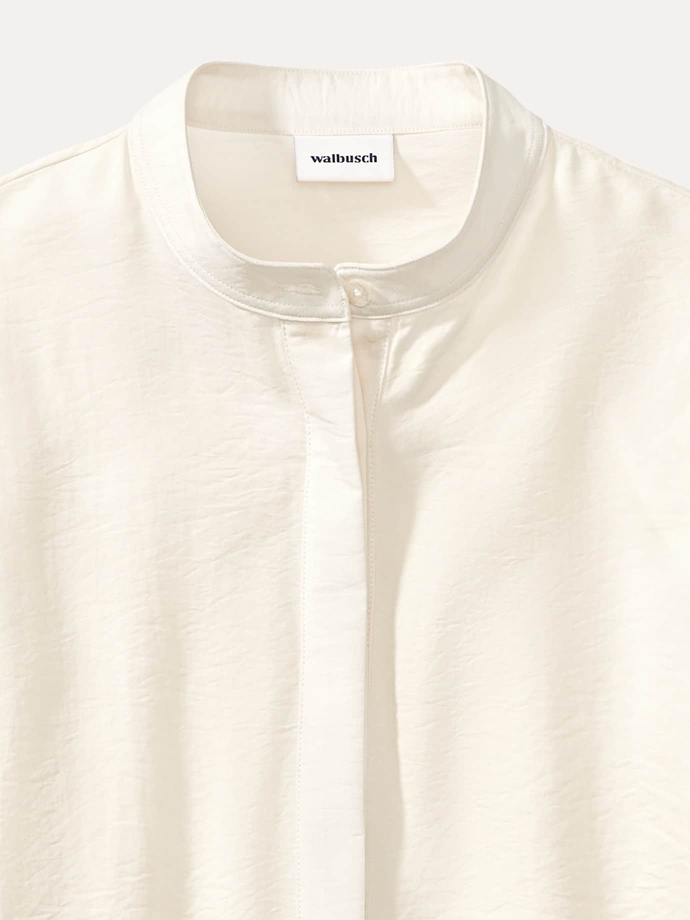 Walbusch Easy Care Crinkle Bluse Weiß 46 4