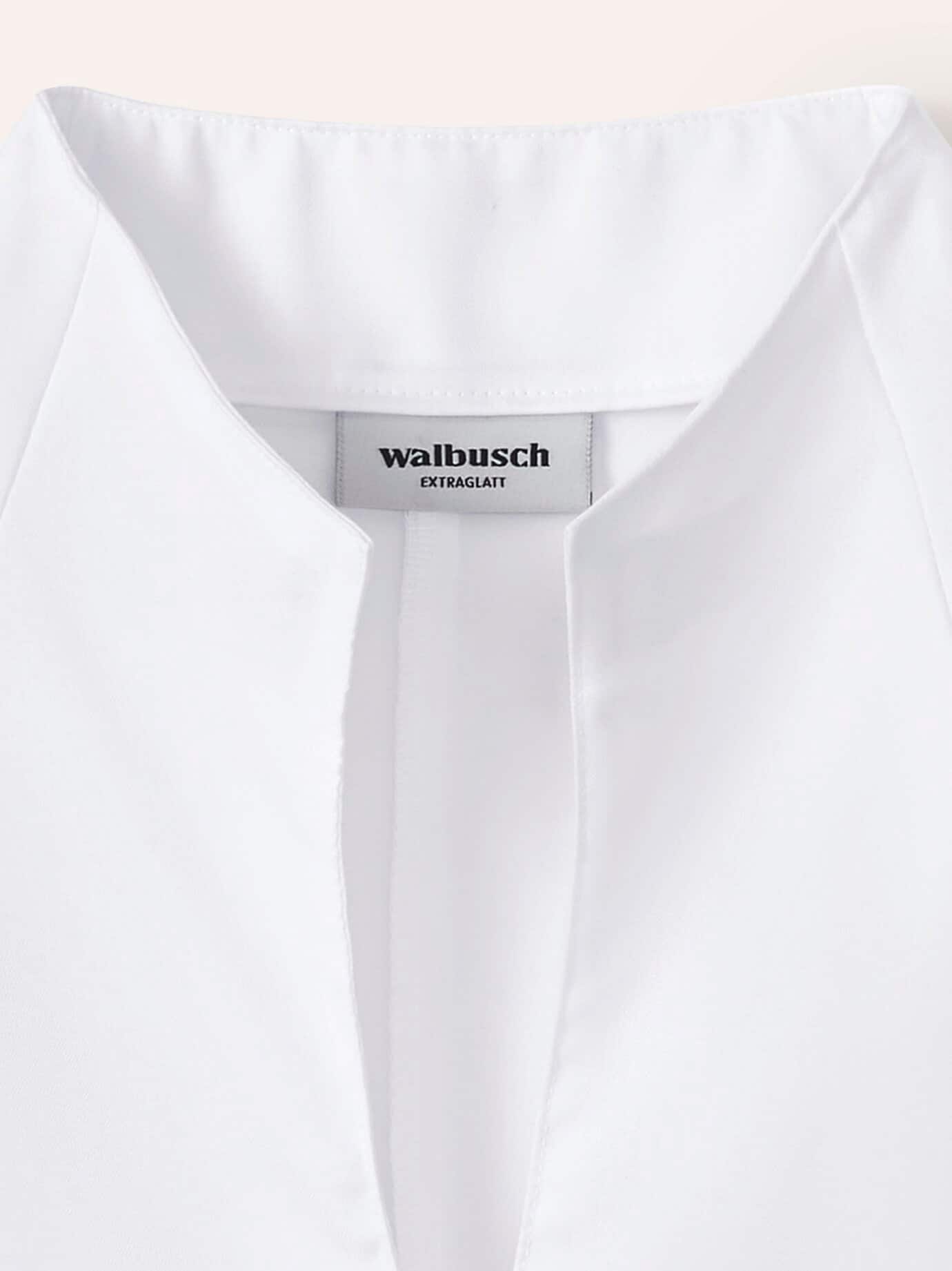 Walbusch Extraglatt Blouse Cup Collar White 44 8