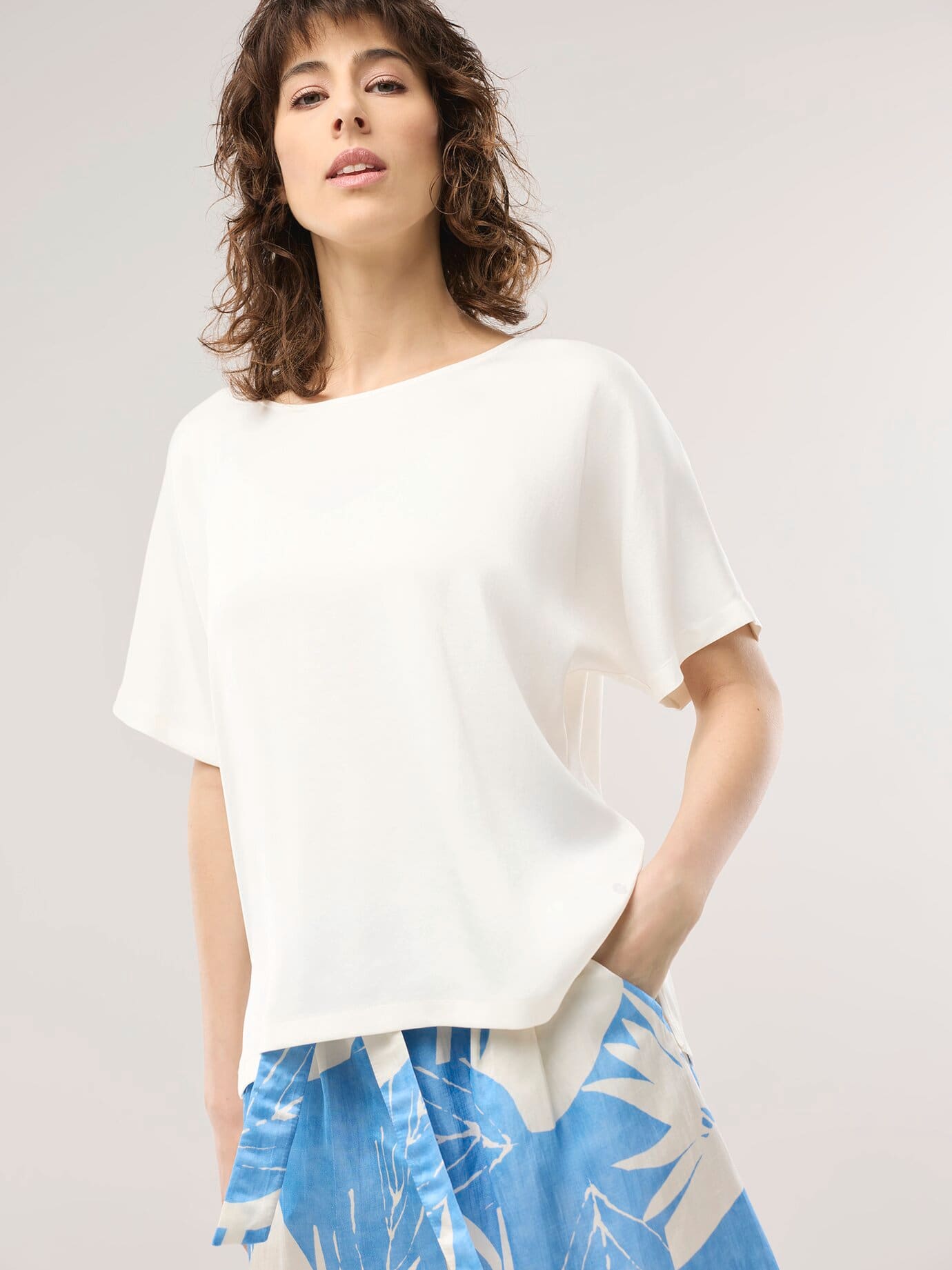 Thumbnail - Blusenshirt aus Satin