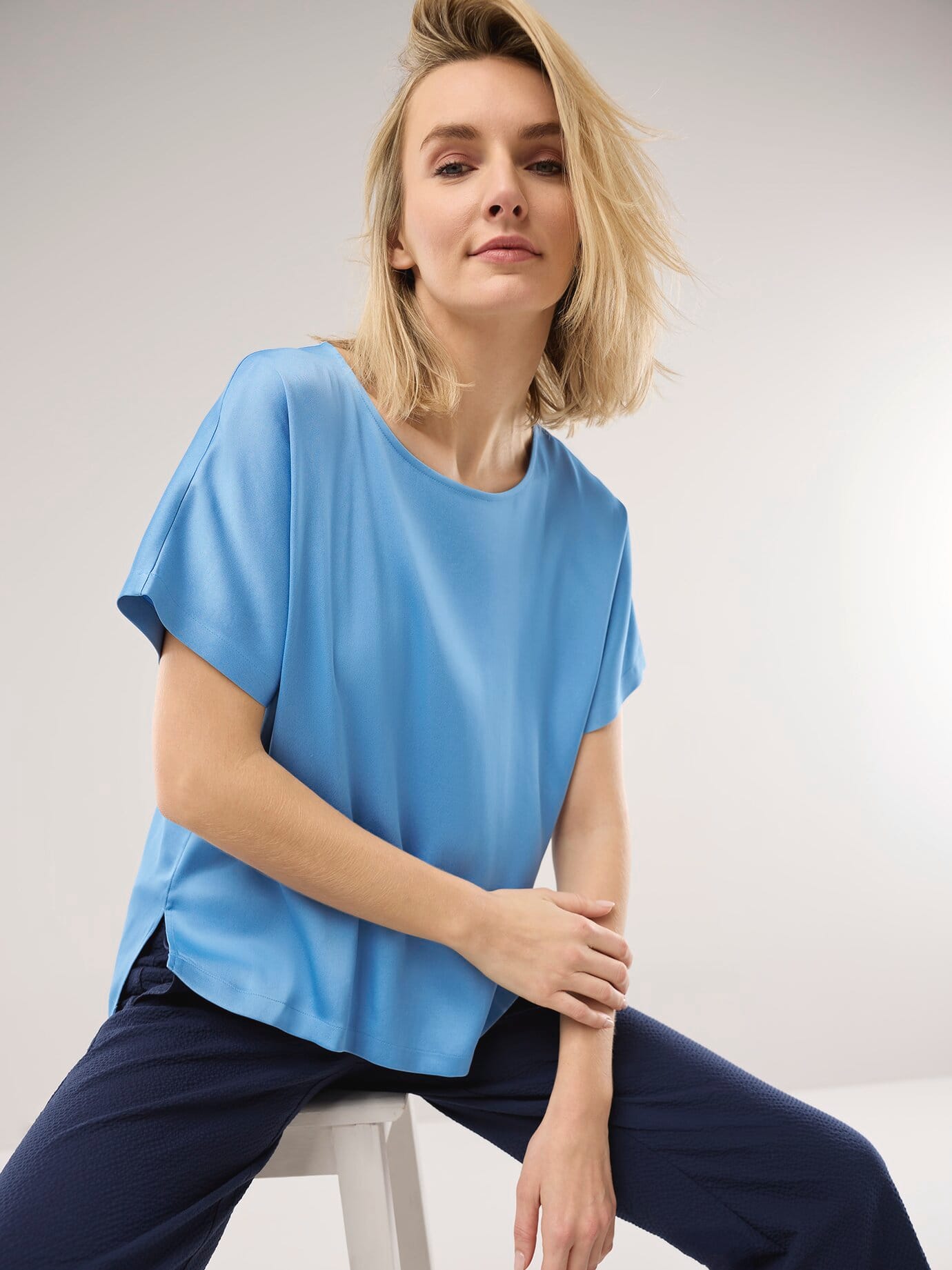 Thumbnail - Blusenshirt aus Satin