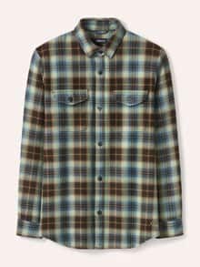 Overshirt aus Baumwolle Karo Absynth