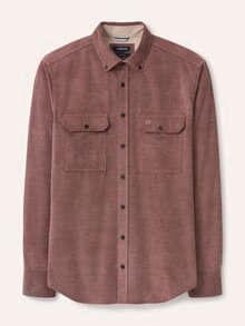 Soft-Cord Overshirt Rost