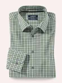 Hemd aus Royal-Oxford Vichy Absynth