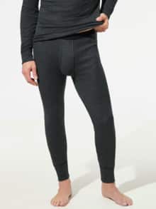 Thermo-Hose lang 2er-Pack Anthrazit Gestr