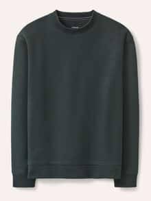 Sweatshirt mit Rundhals Grün