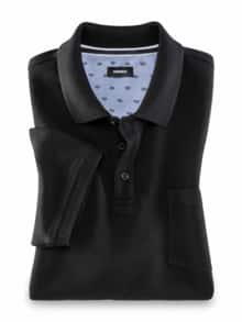 Pique-Polo Pima Cotton Schwarz