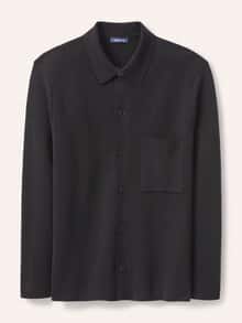 Milano Strickjacke mit Baumwolle Schwarz