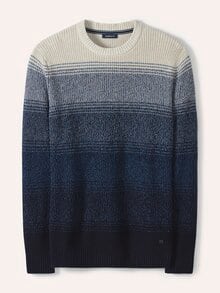 Degradee Pullover Blau