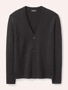 Milano Cardigan mit Baumwolle Schwarz