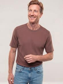 Das zu schade für drunter-Shirt Braun