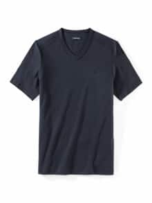 Zu schade für drunter-Shirt V-Neck Marine
