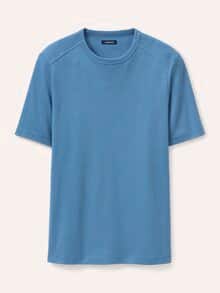 Das zu schade für drunter-Shirt Rauchblau