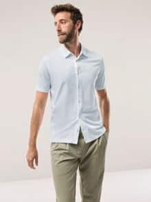 Shirtpolo Weiß