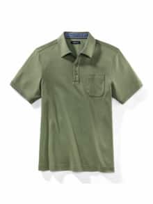 Walbusch-Kragen Polo Salbei