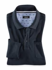 Pique-Polo Pima Cotton Marine