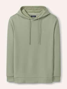 Easycare Kapuzen-Sweatshirt Lindgrün