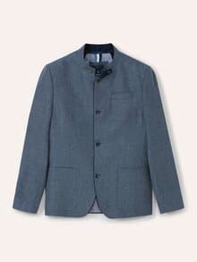 Reiseleinen-Janker Hellblau