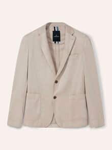 Microvelours Sakko Beige