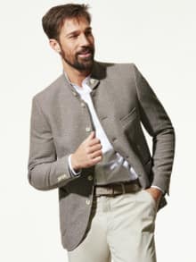Struktur-Sakko Beige/Khaki