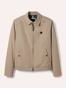Baumwoll Blouson Beige