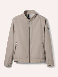 Microfaser Leichtblouson Beige