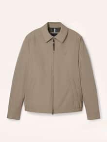 Wasserabw. Blouson aus Microfaser Beige