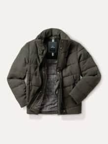 Cord Steppjacke Oliv