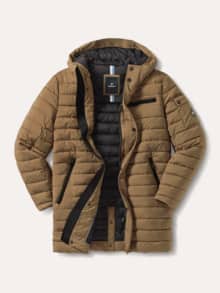 Leichtsteppmantel Karamel