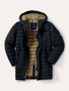 Leichtsteppmantel Schwarz