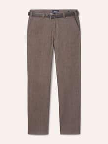 Gürtel-Chino Wool-Look Sand
