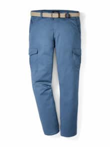 Extraglatt Gürtel-Cargo Mittelblau