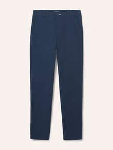 Chino aus Baumwollstretch Dunkelblau