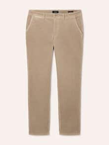 Cordhose aus weicher Baumwolle Camel