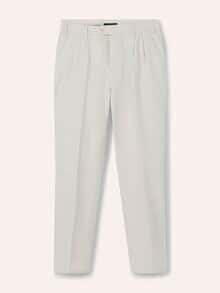 Premium Leinen-Chino Natur